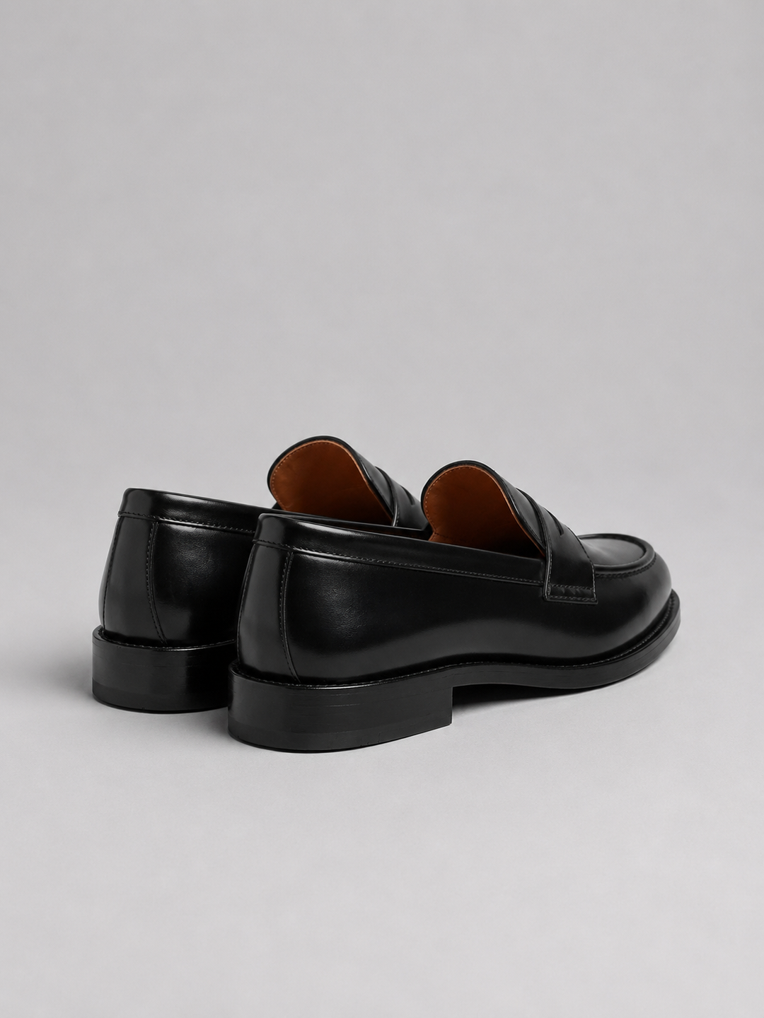 Men’s Leather Penny Loafers – Classic Formal Smart Casual Shoes