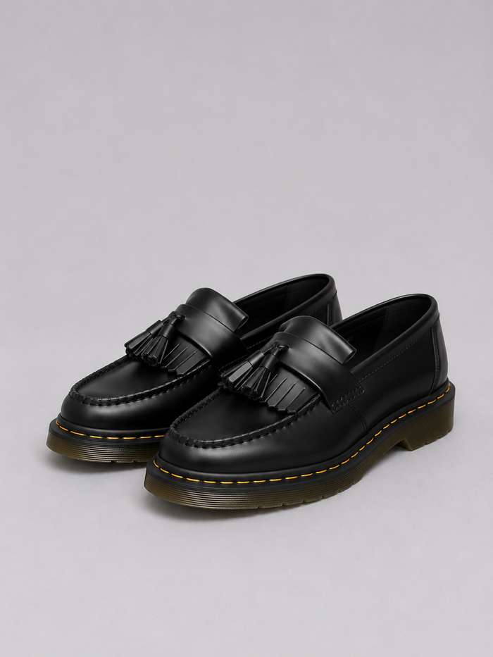 Men’s Leather Tassel Loafers – Smart Casual Slip-On Shoes