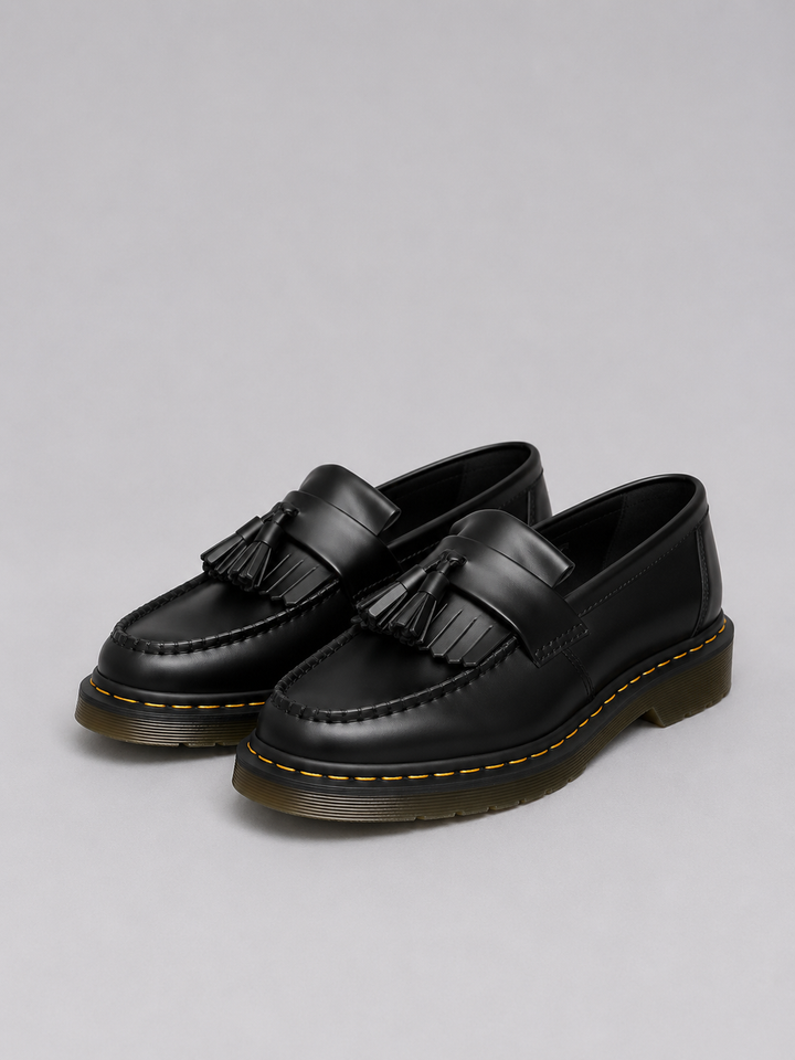 Men’s Leather Tassel Loafers – Smart Casual Slip-On Shoes