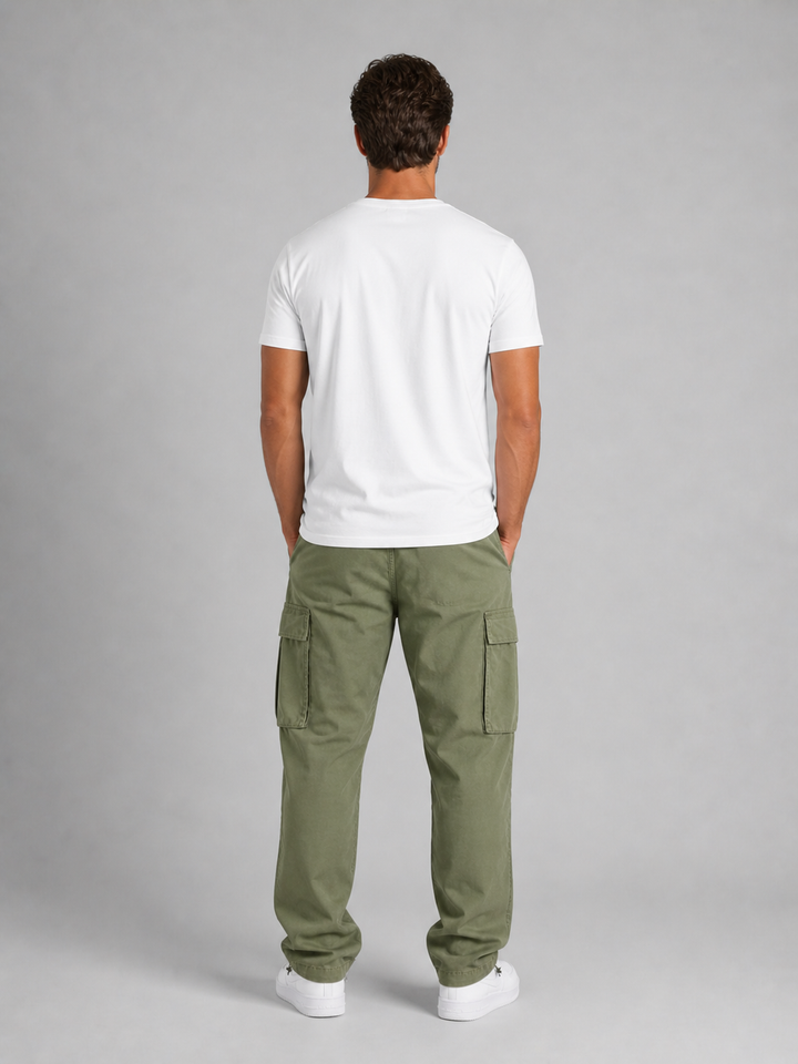 Men’s Relaxed Fit Cargo Trousers – Everyday Utility Style