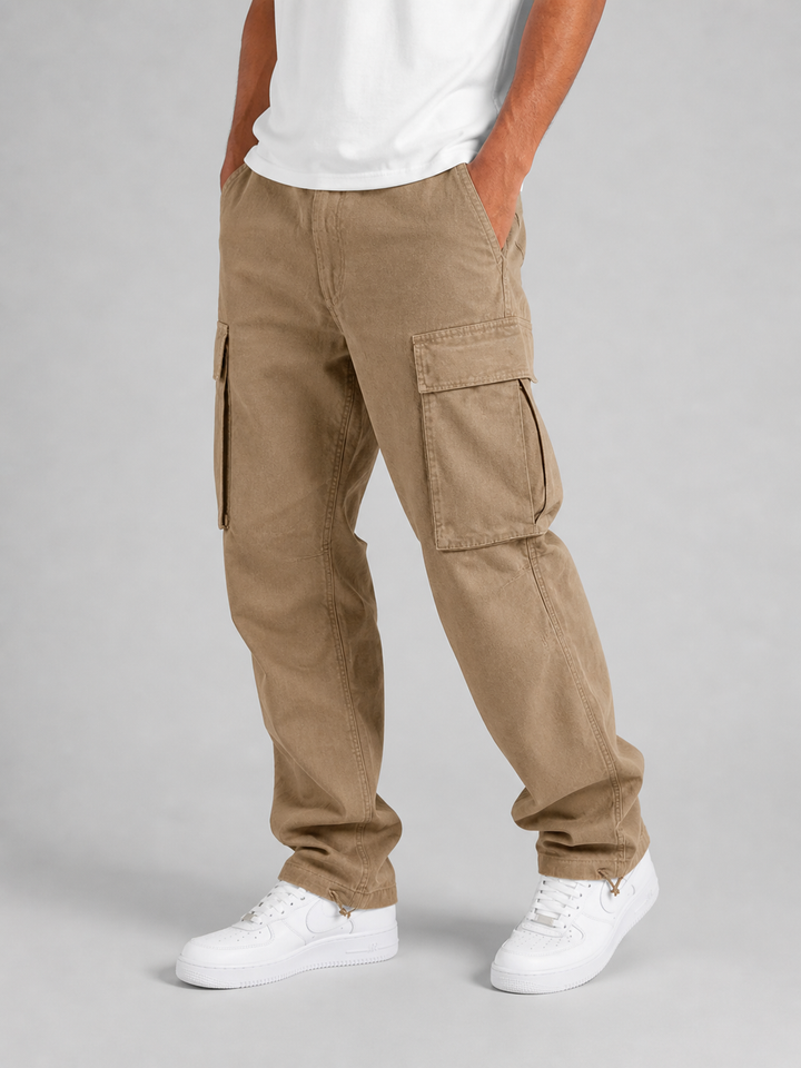 Men’s Relaxed Fit Cargo Trousers – Everyday Utility Style
