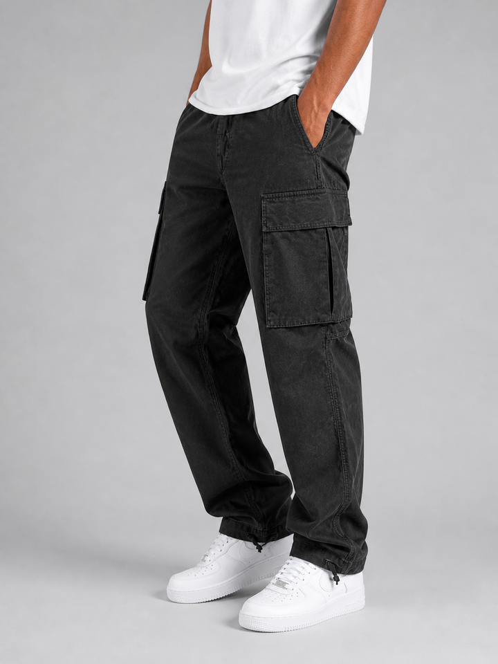 Men’s Relaxed Fit Cargo Trousers – Everyday Utility Style