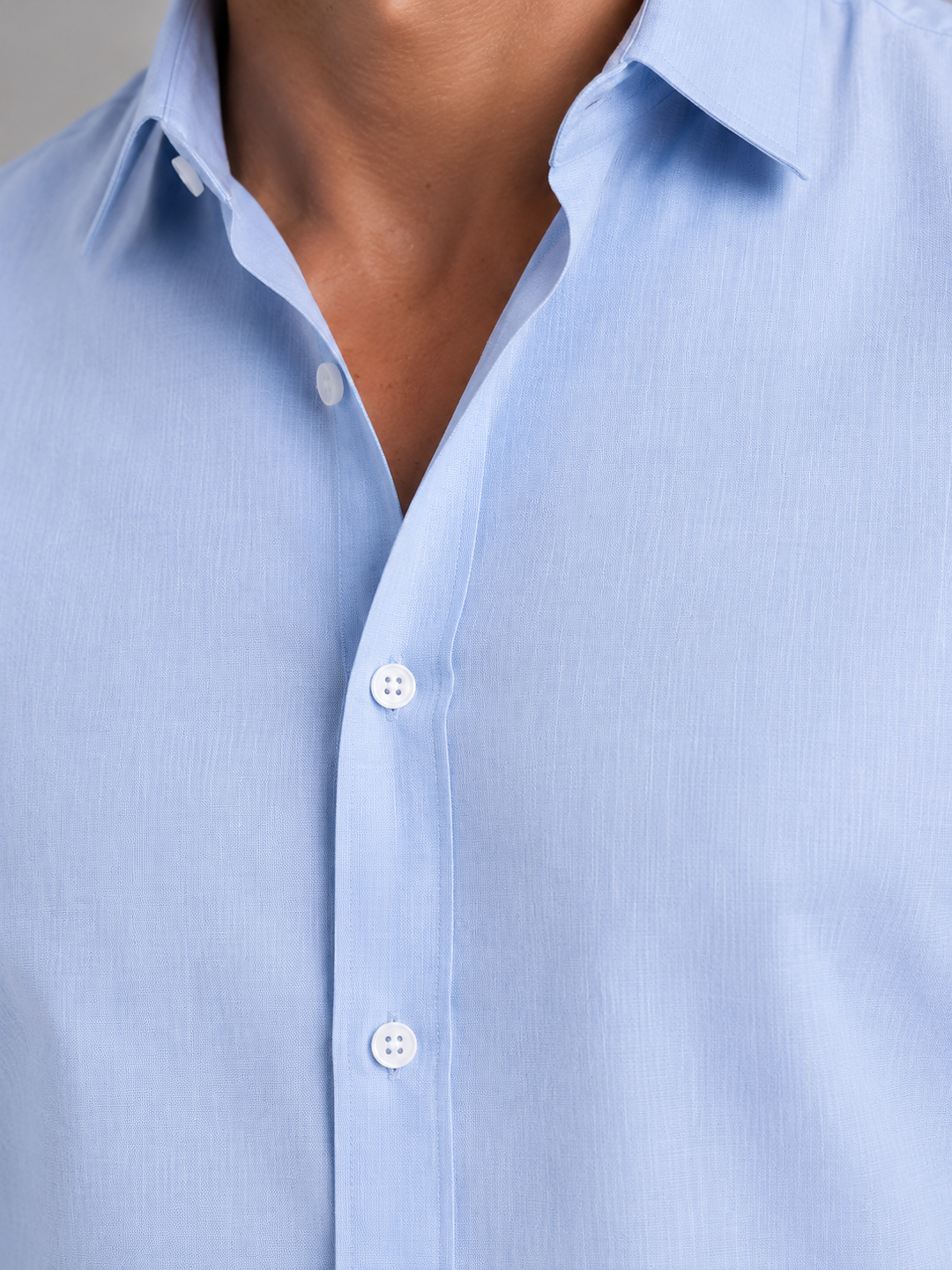 Men's Slim Fit Short Sleeve Shirt – Smart Casual Summer Style