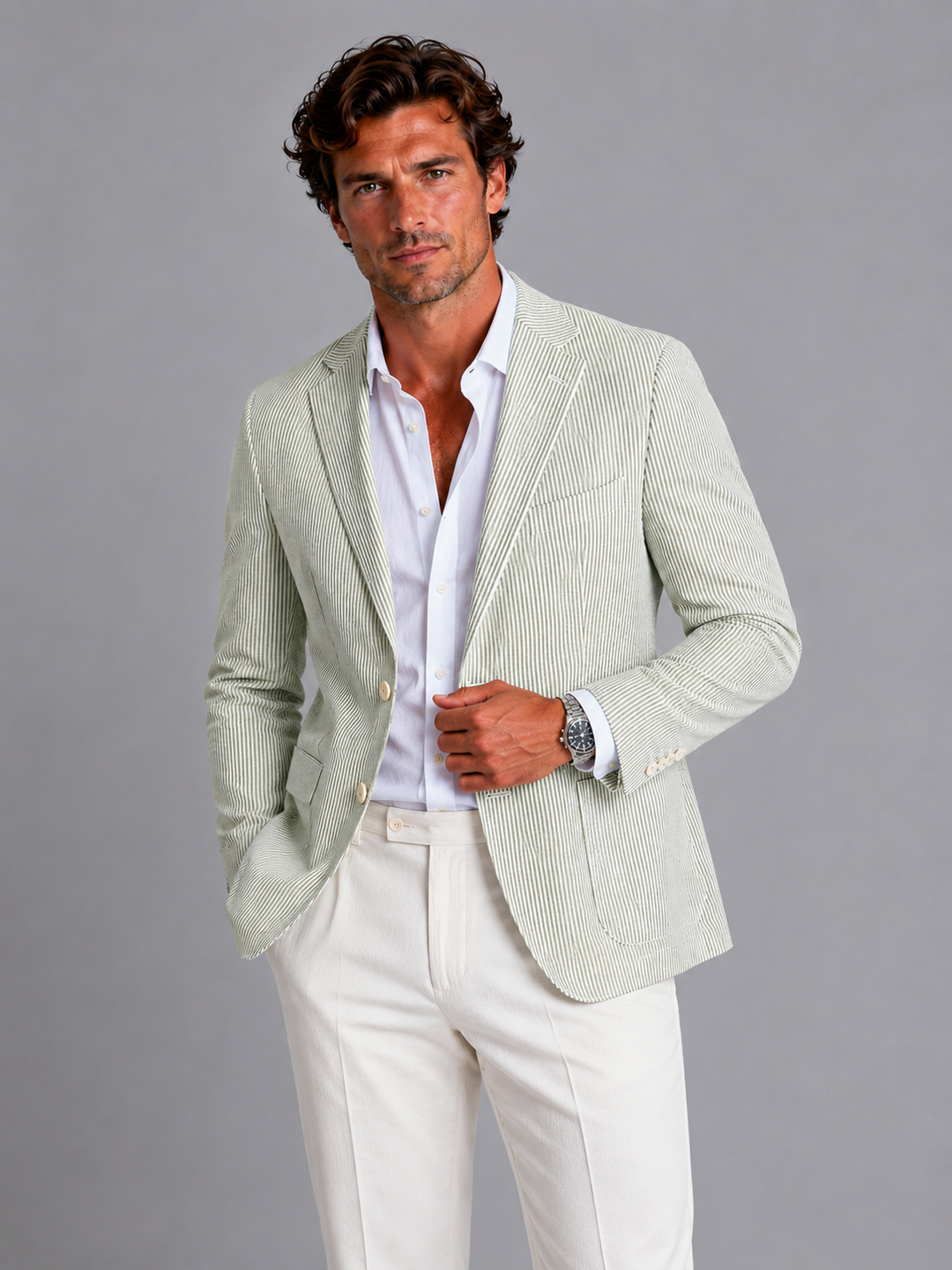 Emilio Striped Blazer