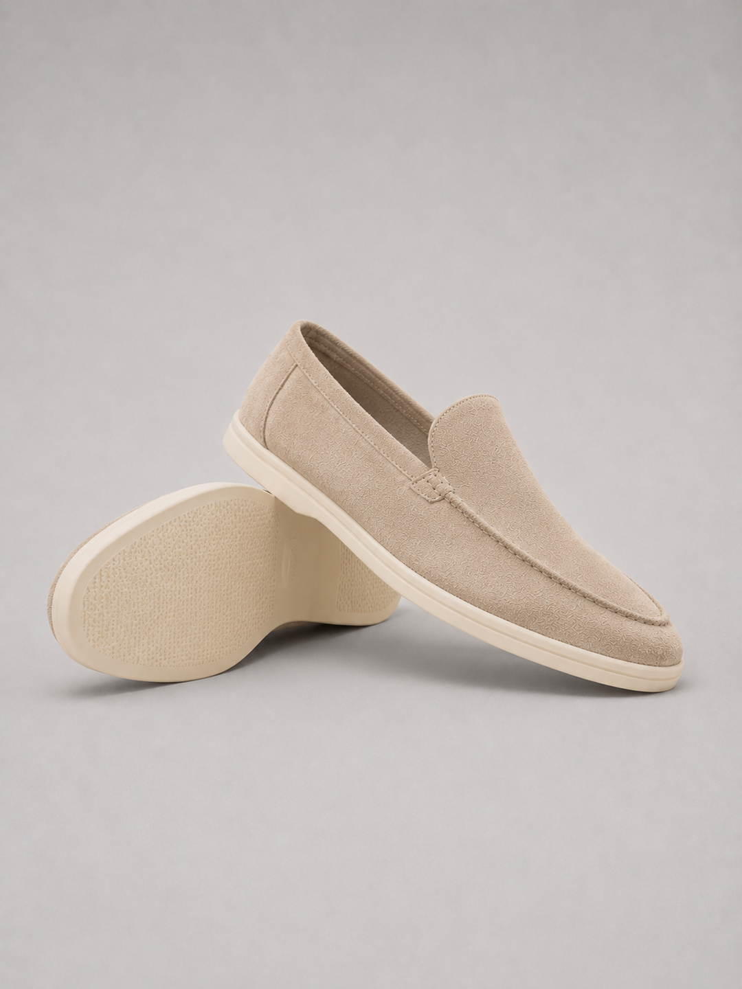 Men’s Suede-Look Slip-On Loafers – Smart Casual Comfort