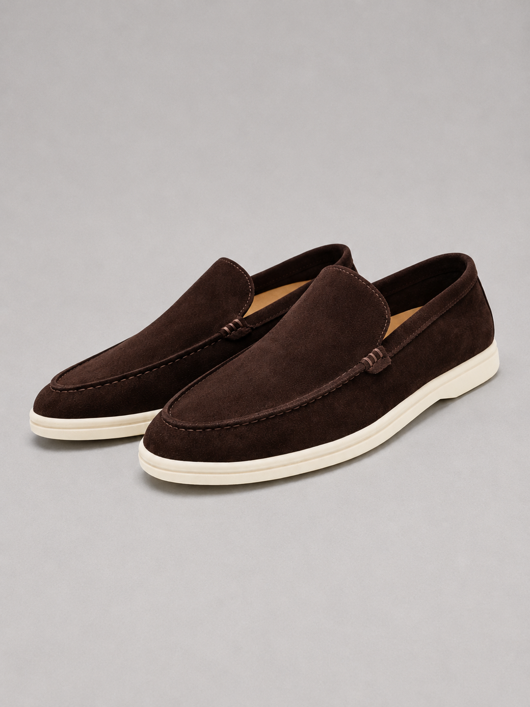 Men’s Suede-Look Slip-On Loafers – Smart Casual Comfort