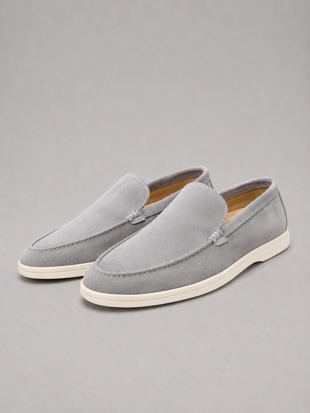 Men’s Suede-Look Slip-On Loafers – Smart Casual Comfort