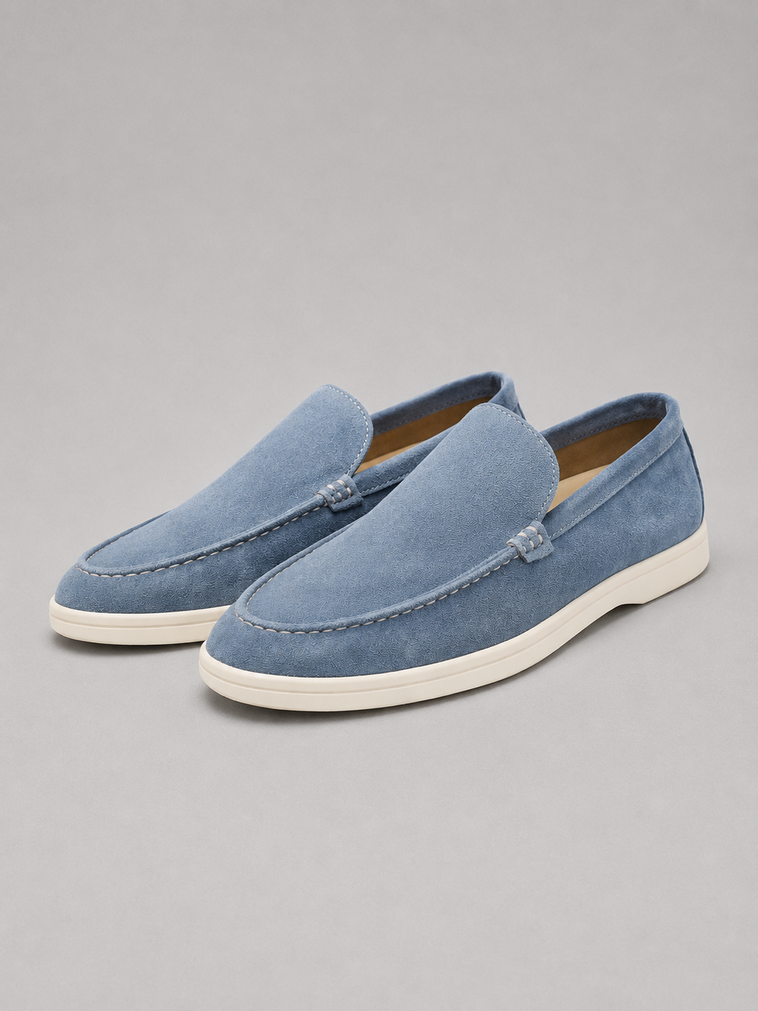 Men’s Suede-Look Slip-On Loafers – Smart Casual Comfort