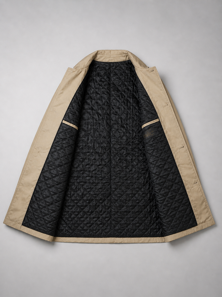Men’s Tailored Classic Coat – Structured Smart-Casual Outerwear