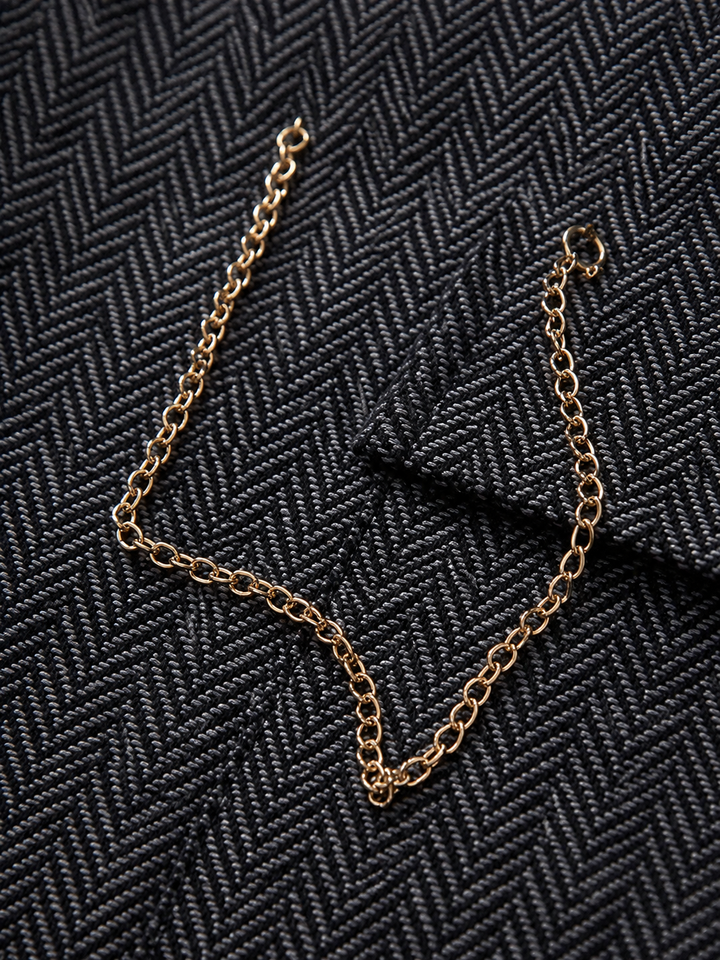 Stellan Herringbone Waistcoat
