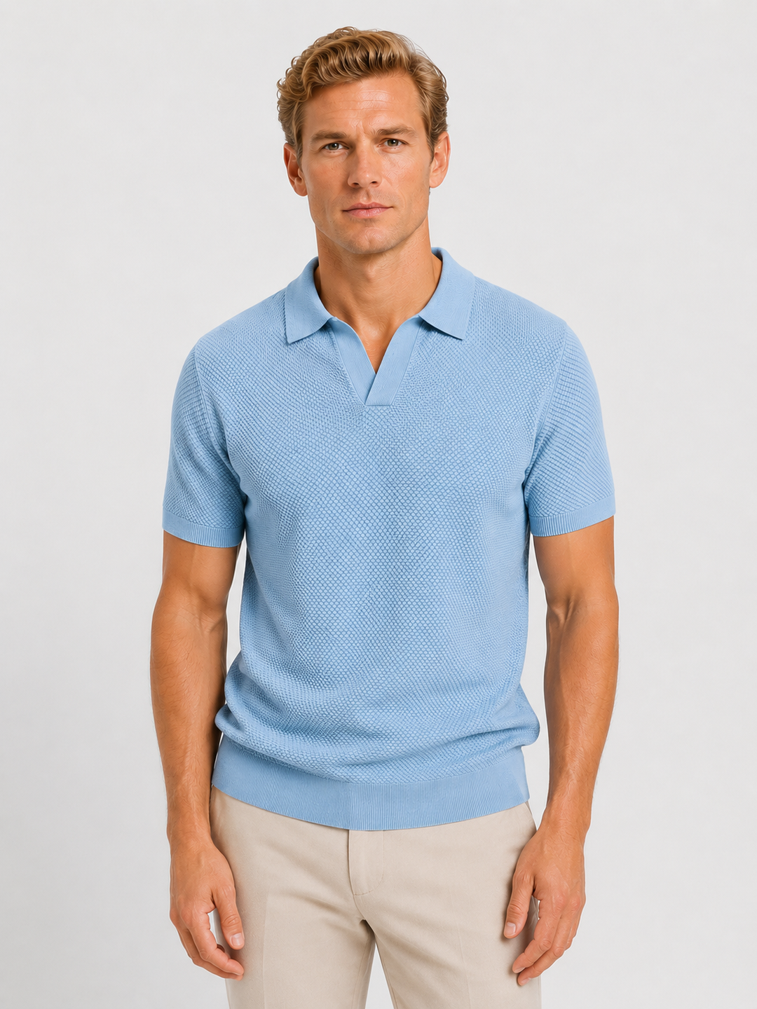 Cassian Textured Polo