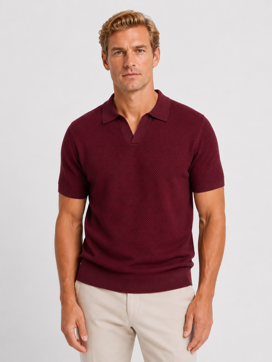 Cassian Textured Polo