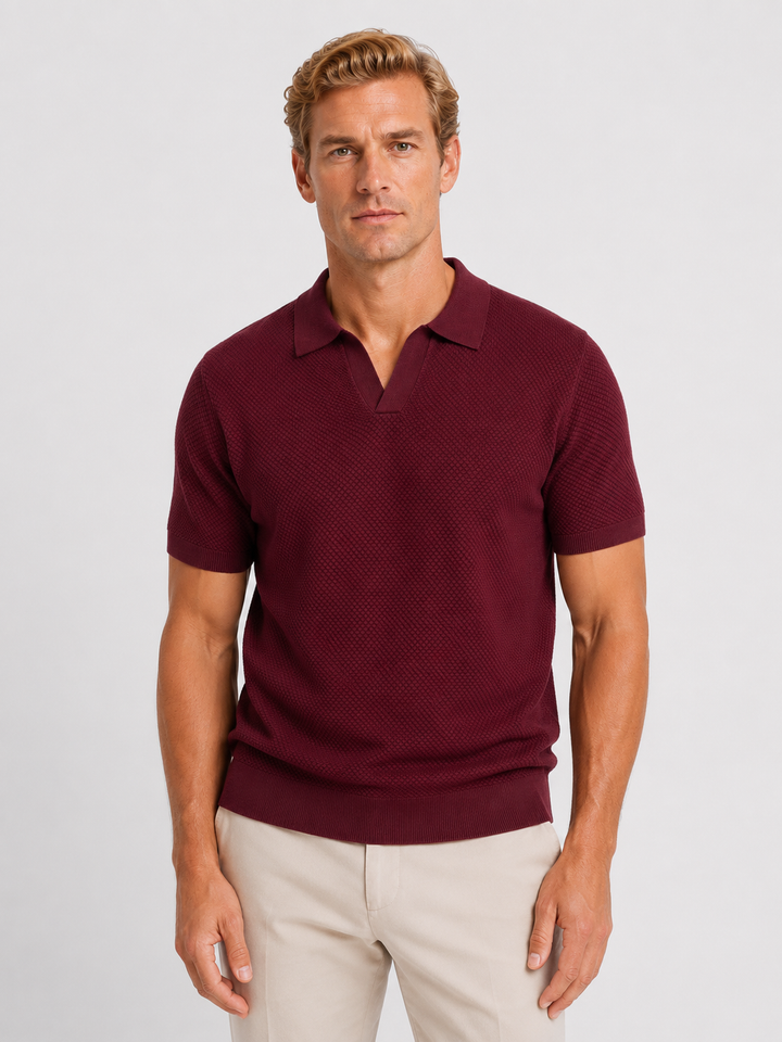 Cassian Textured Polo