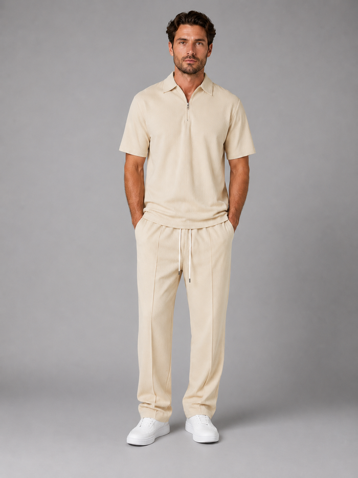 Leander Waffle Knit Set