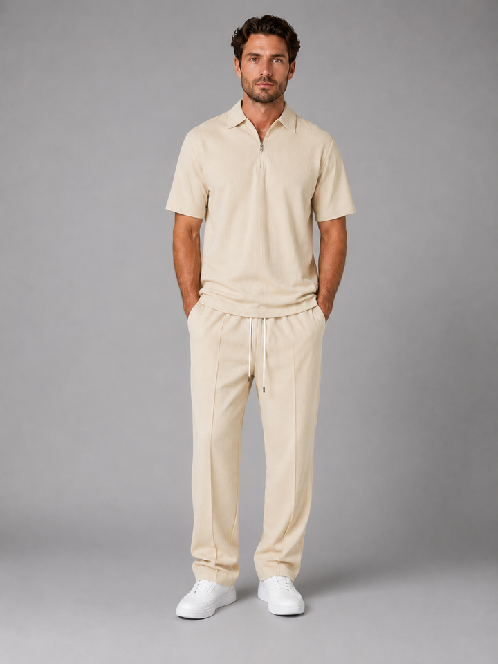 Leander Waffle Knit Set