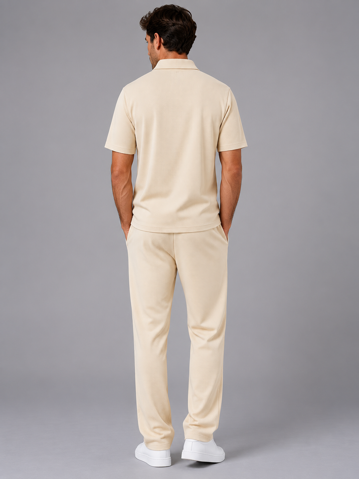 Leander Waffle Knit Set