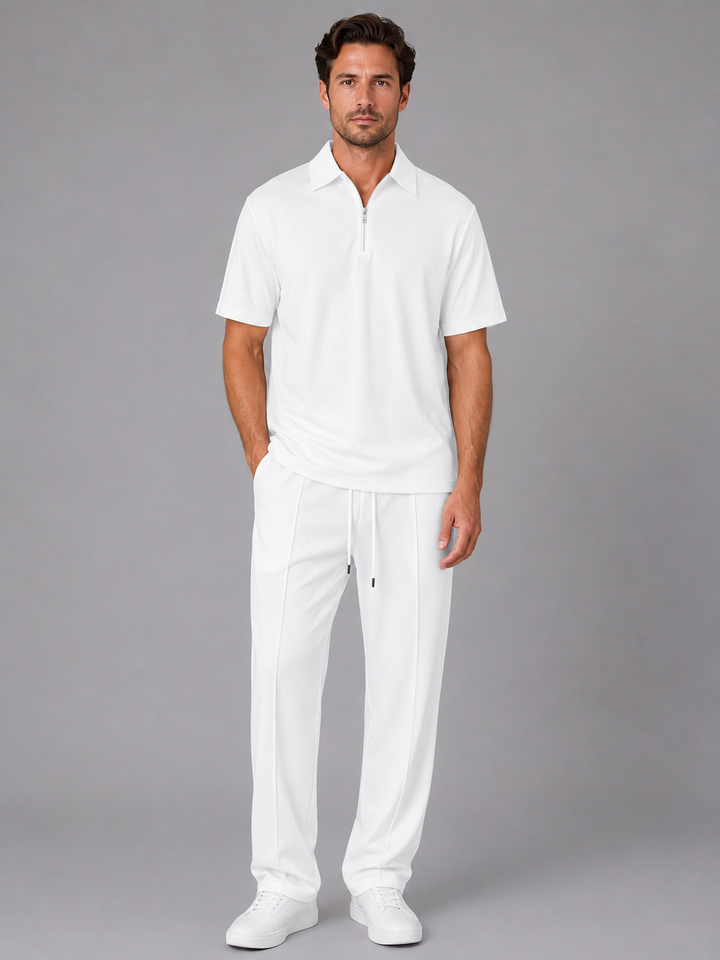 Leander Waffle Knit Set