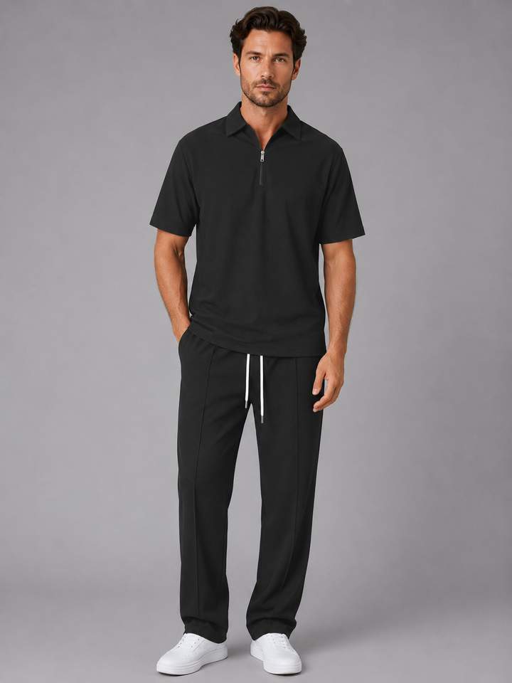 Leander Waffle Knit Set