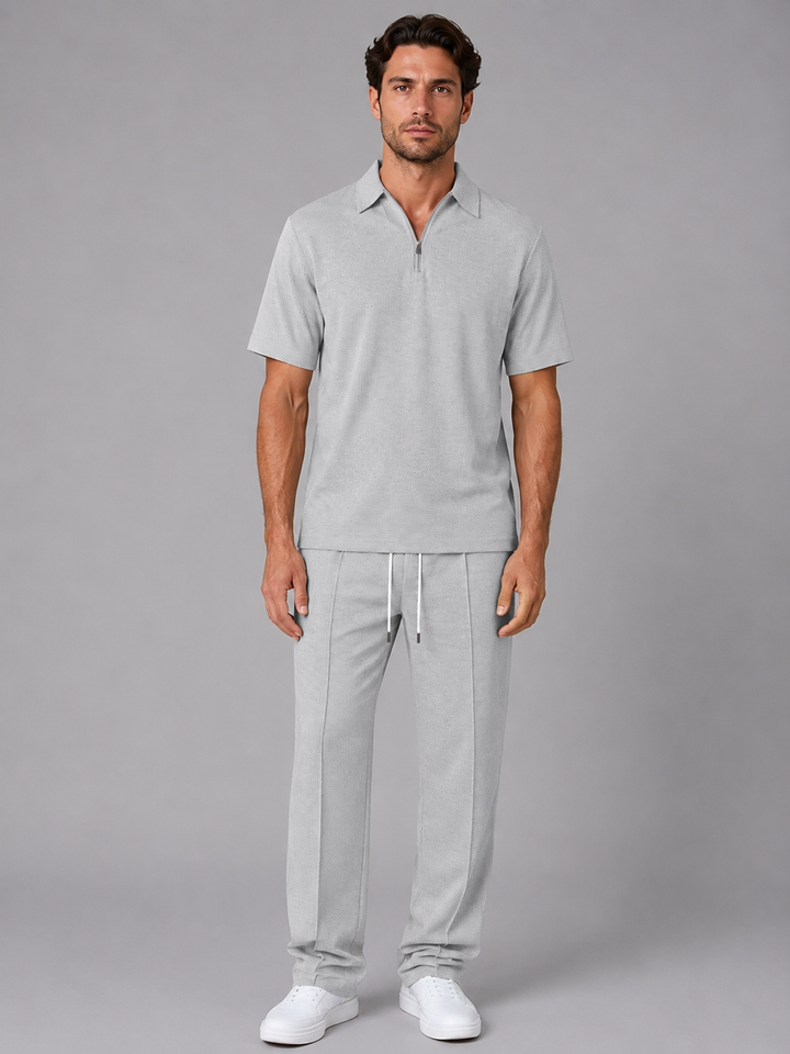 Leander Waffle Knit Set
