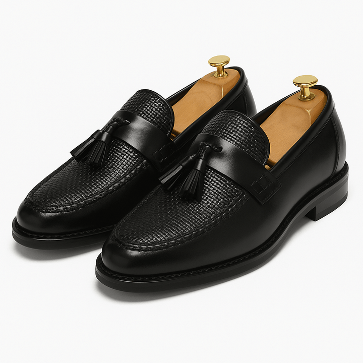 Men’s Woven Tassel Loafers – Refined Slip-On Smart Shoes