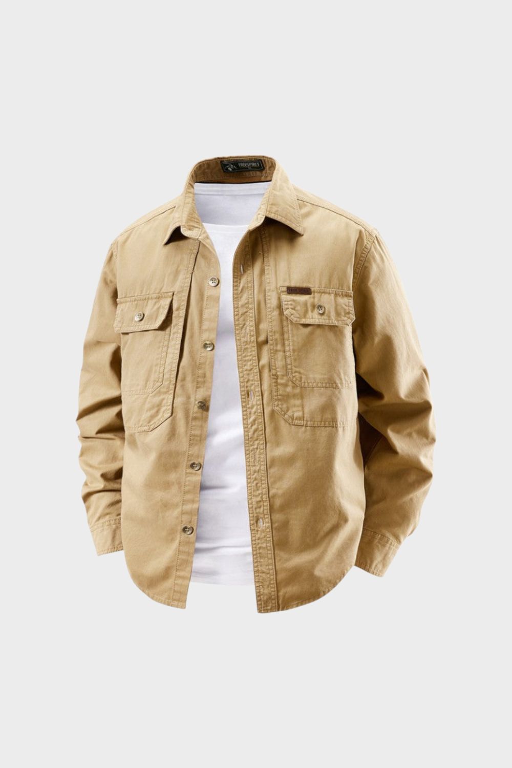 Wendell Shirt with Chest Pockets and Button Placket