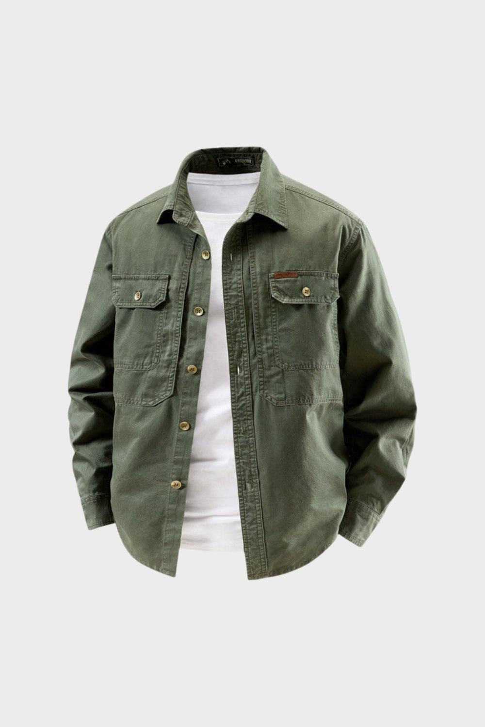 Wendell Shirt with Chest Pockets and Button Placket