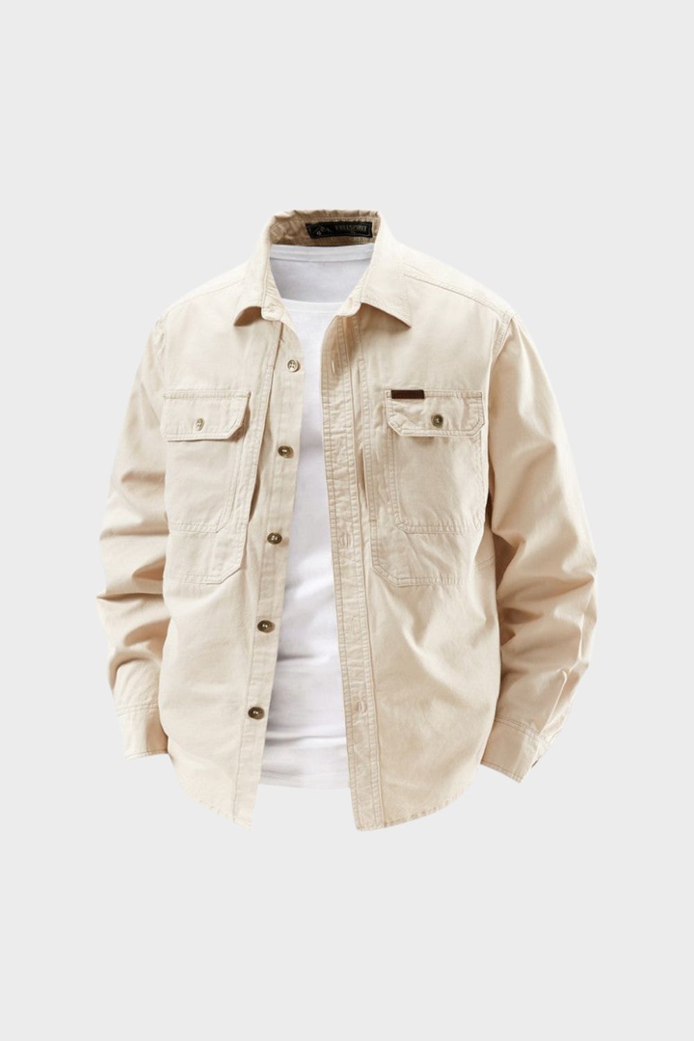Wendell Shirt with Chest Pockets and Button Placket