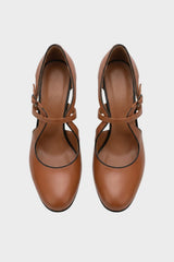 Women's Pumps with Straps and Block Heels