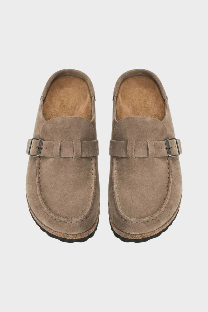 Delphine Suede Clogs