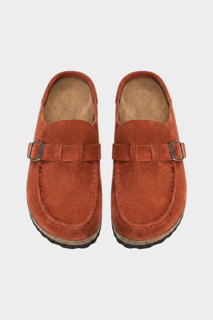 Delphine Suede Clogs