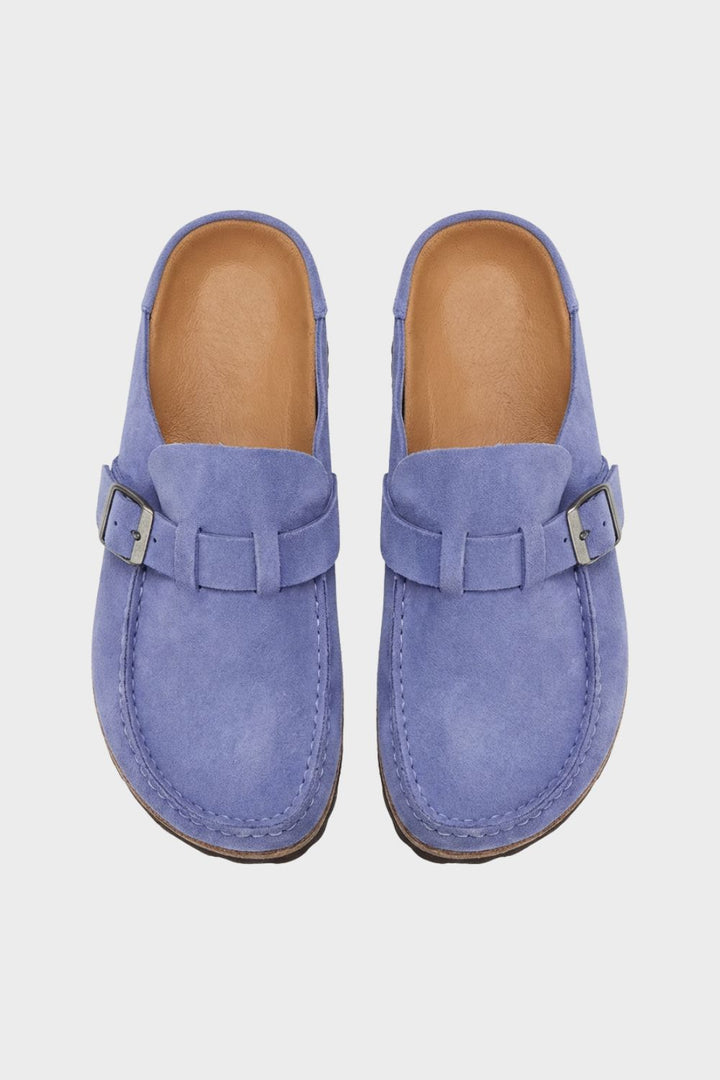 Delphine Suede Clogs