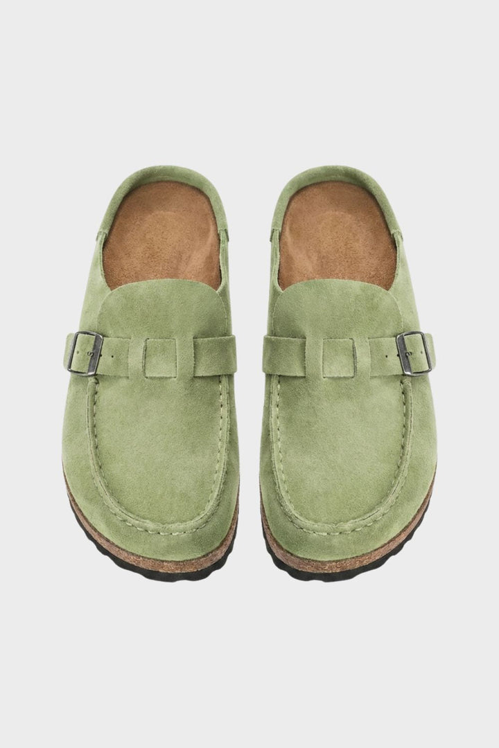 Delphine Suede Clogs