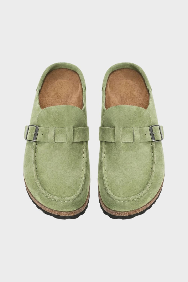 Delphine Suede Clogs