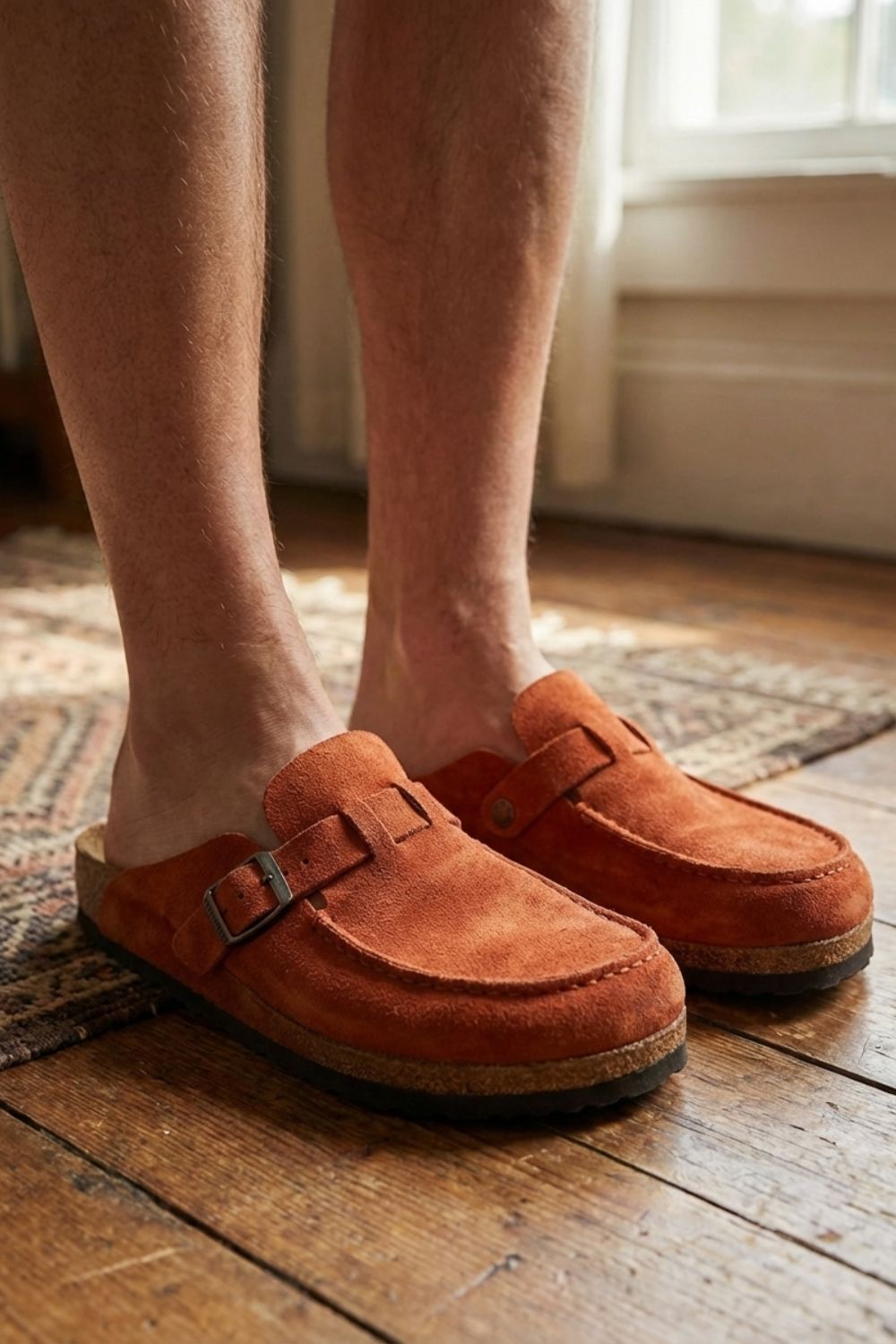 Delphine Suede Clogs