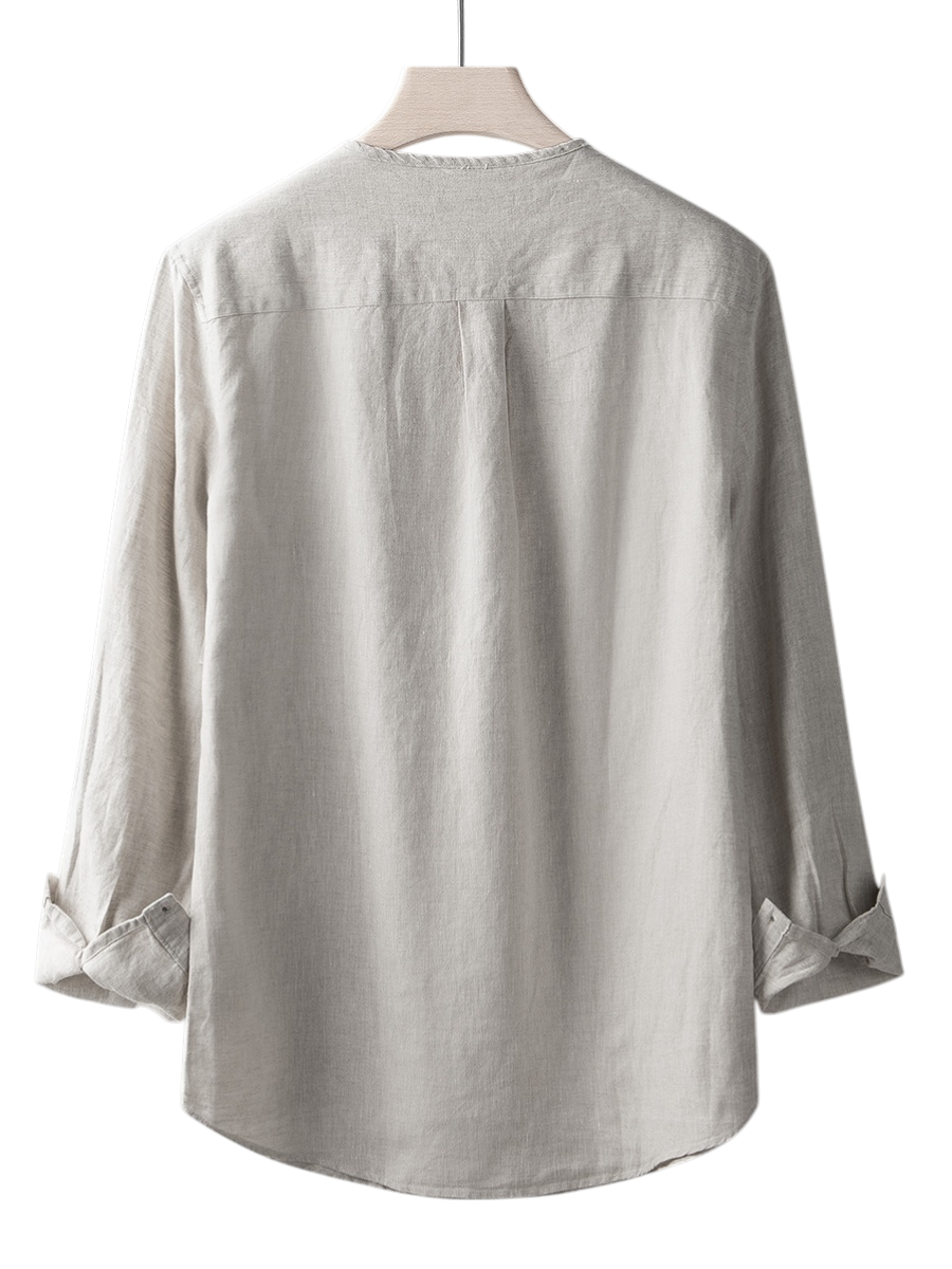 Drift Henley Linen Shirt
