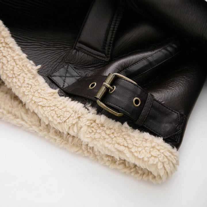 Luna Shearling Trim Jacket
