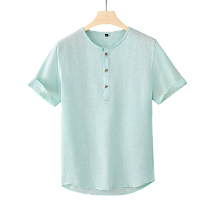 Horizon Henley Linen Shirt