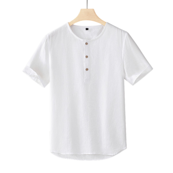 Horizon Henley Linen Shirt