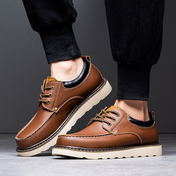 Coleman Leather Apron Toe Shoes