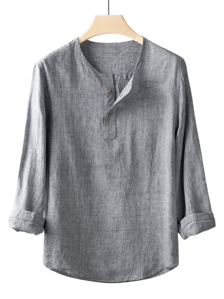 Drift Henley Linen Shirt