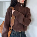 Sofia Soft-Touch Quarter-Zip Sweater