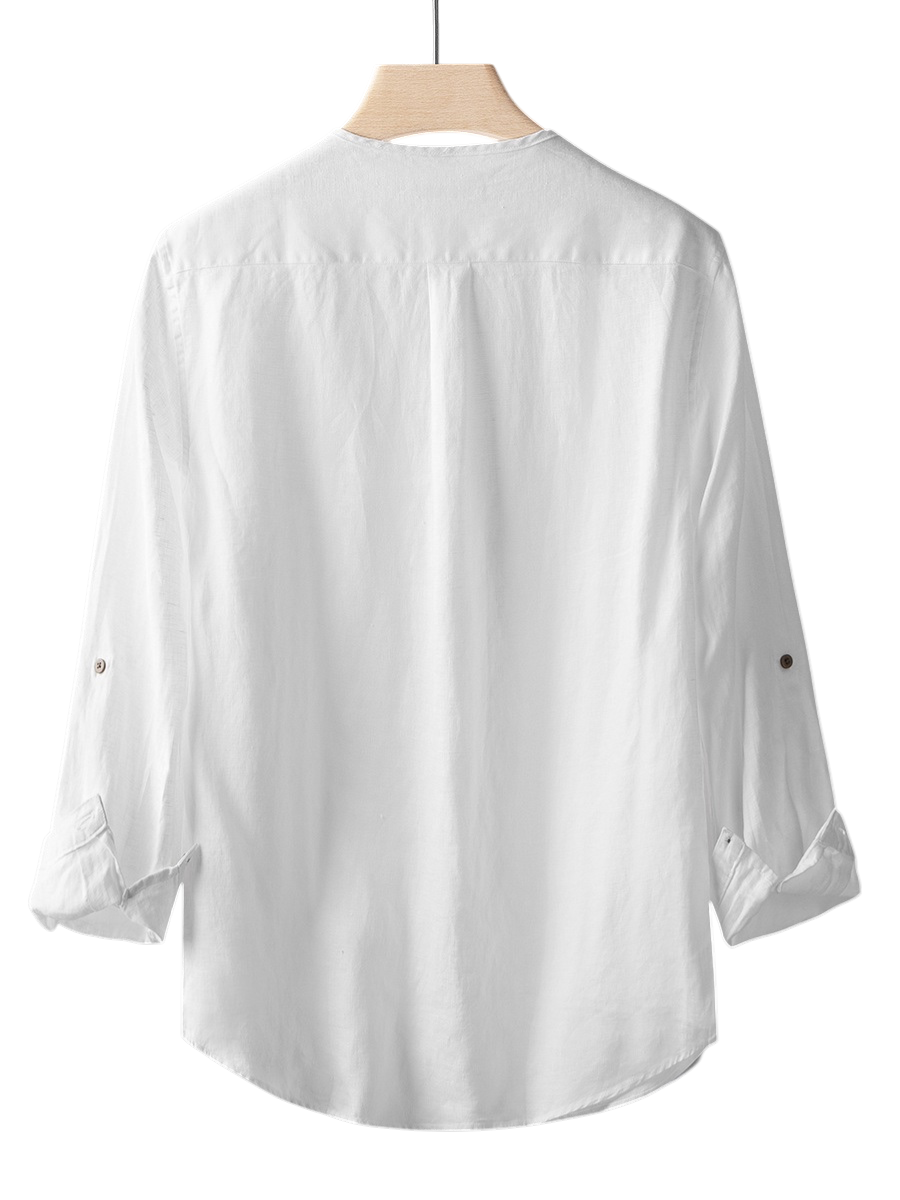 Drift Henley Linen Shirt