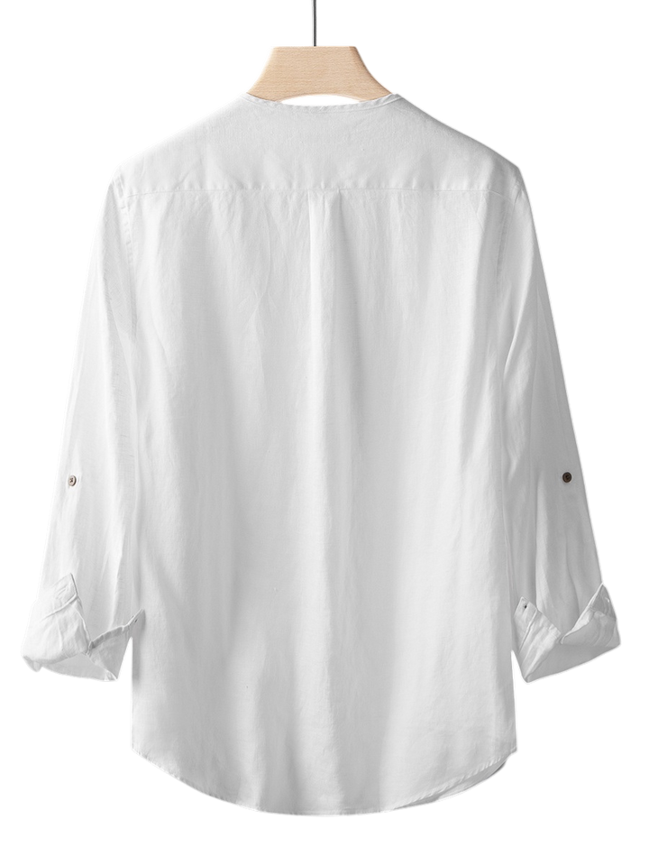 Drift Henley Linen Shirt