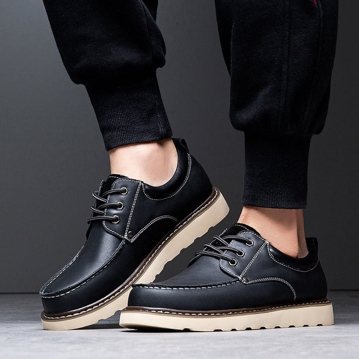 Coleman Leather Apron Toe Shoes