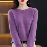 Pull en cachemire Liora | Col rond, élégant et doux pour femme