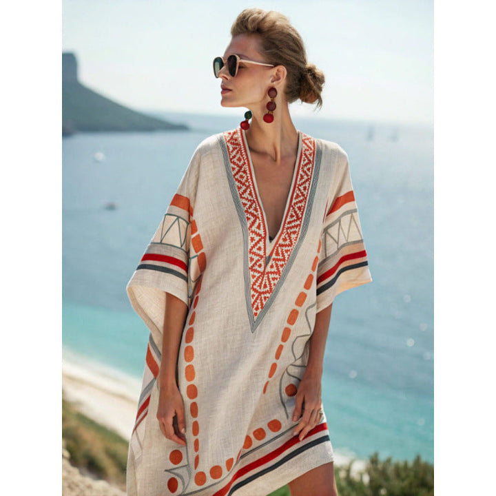 Portia Linen Caftan