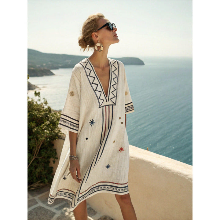 Portia Linen Caftan