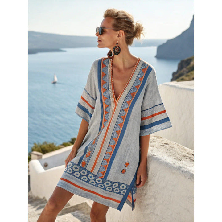Portia Linen Caftan