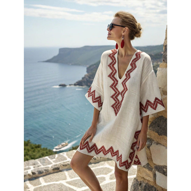 Portia Linen Caftan