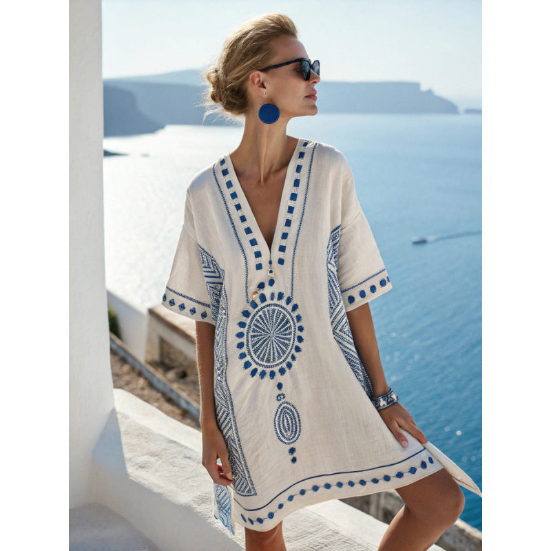 Portia Linen Caftan